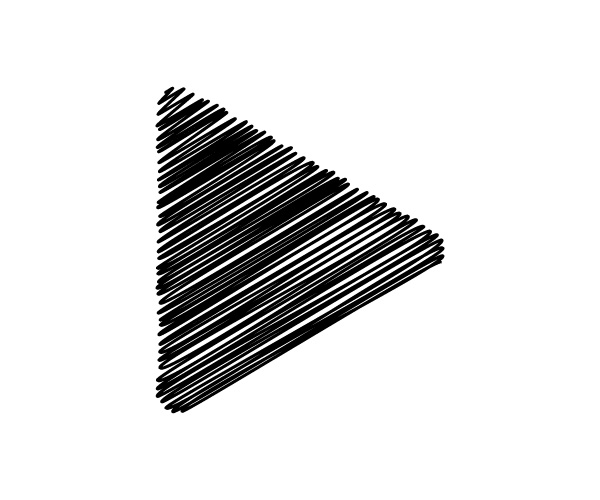 シンプルな矢印イラスト　角丸